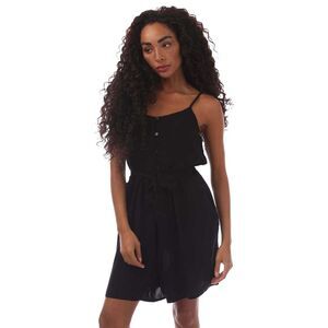 Only Womens/Ladies Nova Carly Plain Playsuit / Black